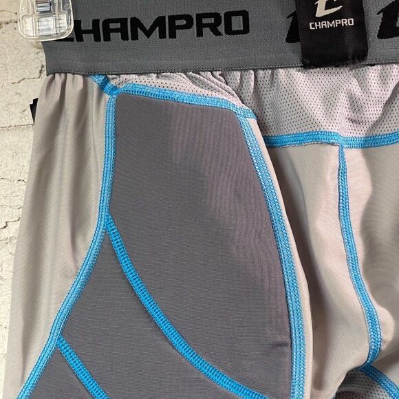 Champro Blue Padded Windmill Sliding Fastpitch Softball Shorts NWT Small - Picture 2 of 9